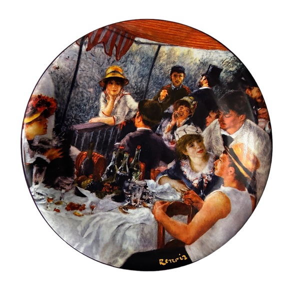 Vintage Renoir “Luncheon of the Boating Party “ certified collectors plate - Picture 1 of 2